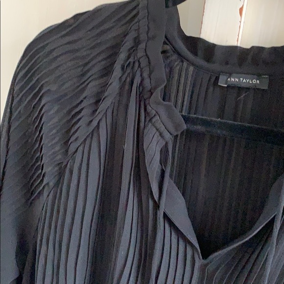 Ann Taylor sheer flowey top--worn once - Picture 3 of 4